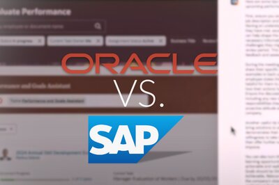 Oracle vs SAP - man at computer