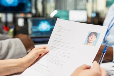 HRMS recruitment module - man in city